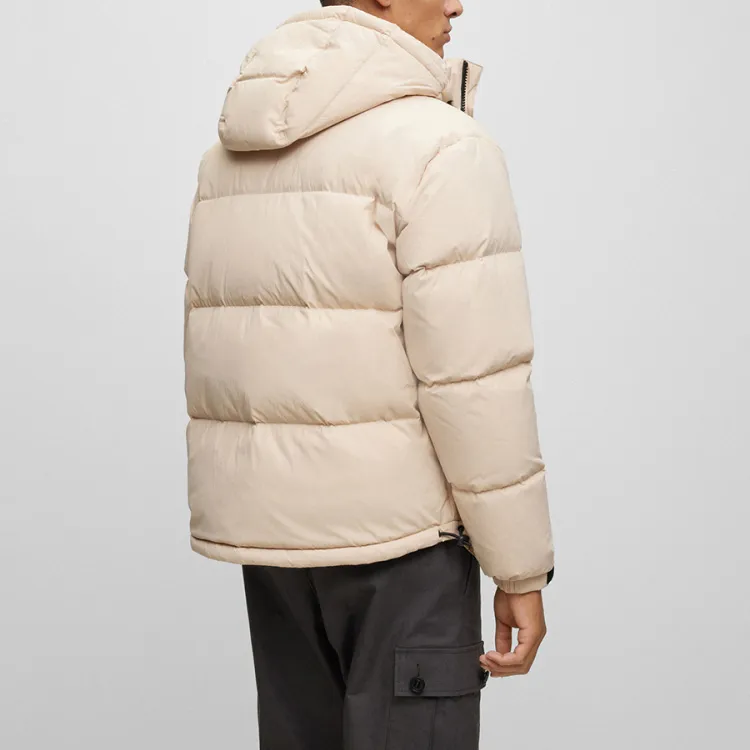 HUGO BOSS Puffer Jackets Men Beige-3
