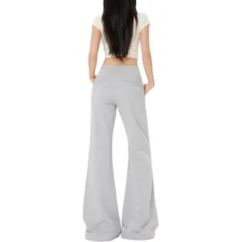 Wen Shan Casual Pants Women's Light Gray