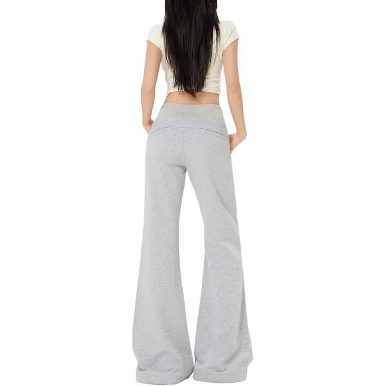 Wen Shan Casual Pants Women's Light Gray-0