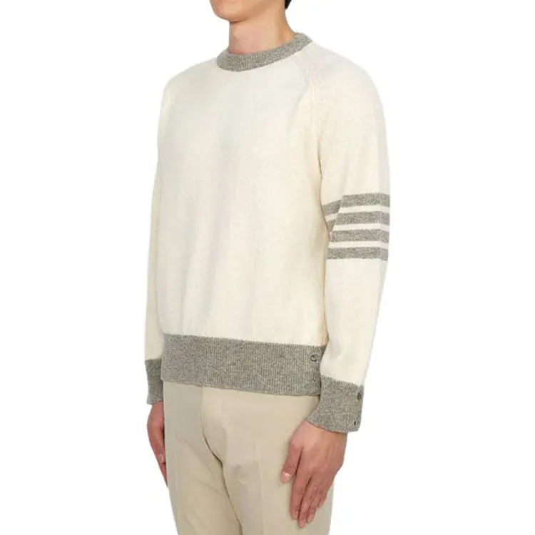 THOM BROWNE Crewneck Knitted Jumper-4