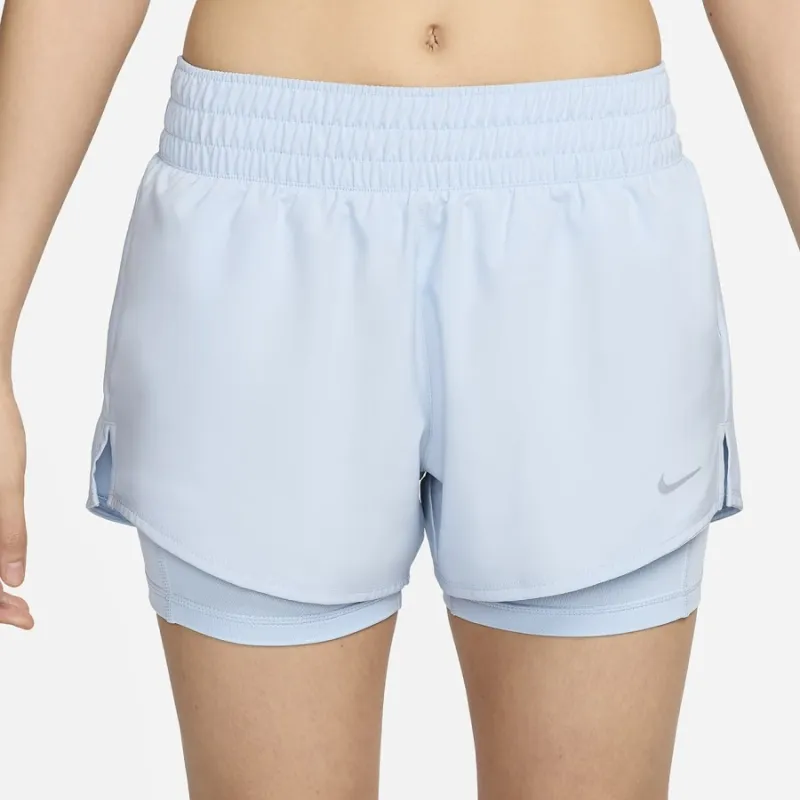 Nike Dri FIT One Casual Shorts Women's Light Blue-2