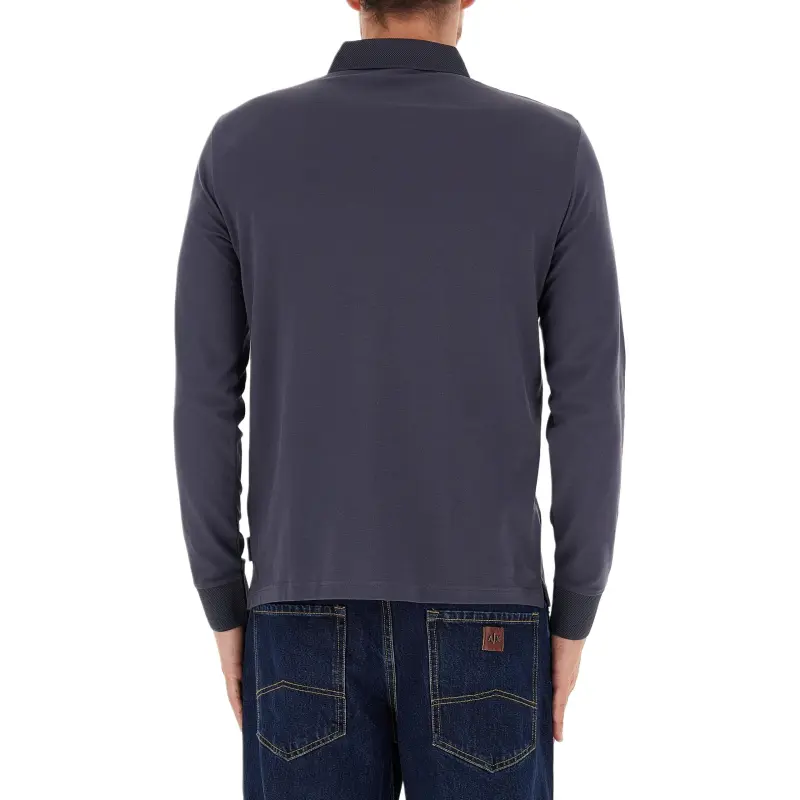 ARMANI EXCHANGEAE Polo Shirt Men's Marine Blue-1