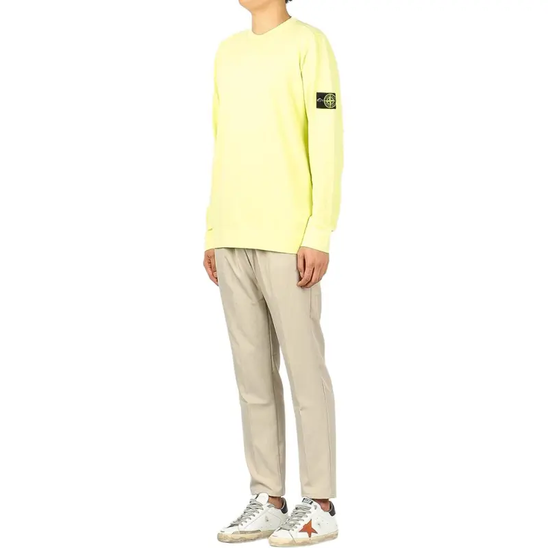 STONE ISLAND T Shirts Men Yellow-3
