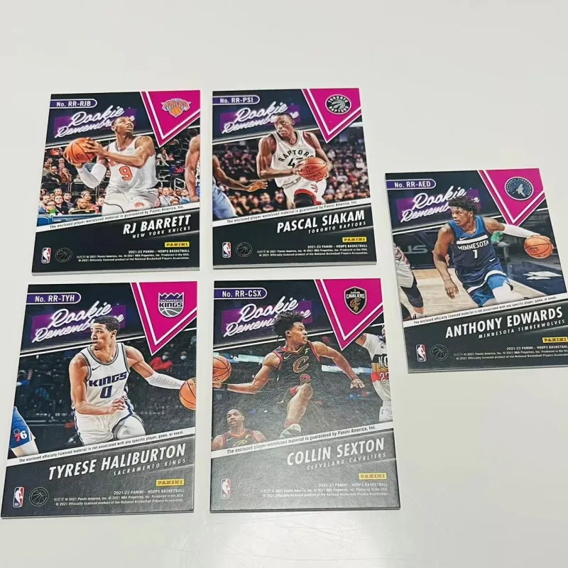 PANINI Edwards Barrett Haliburton Siakam Sexton Star Card Pass Through Sports Cards-3