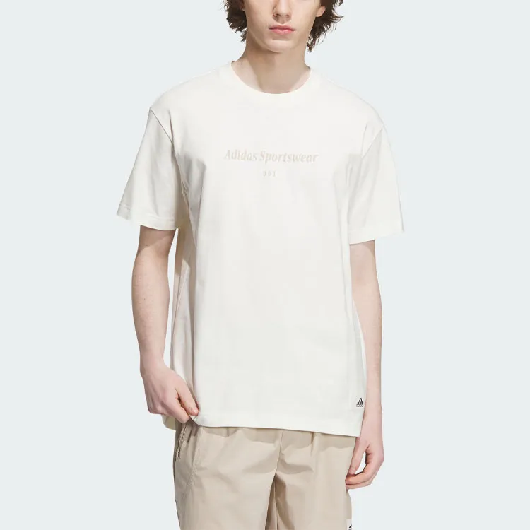 Adidas T Shirt Men's Jade White-1