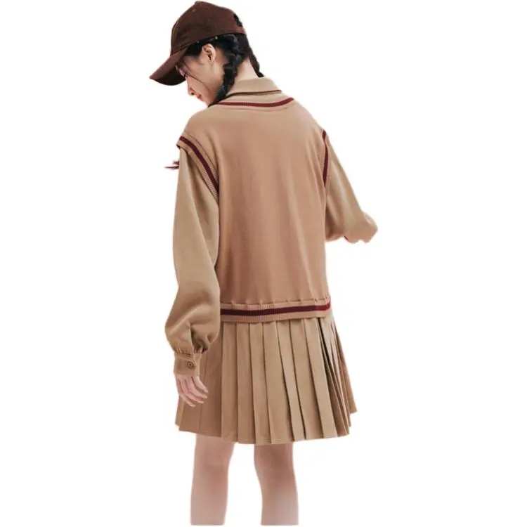 ZIHAN Long-Sleeved Dresses Women's Gray-6