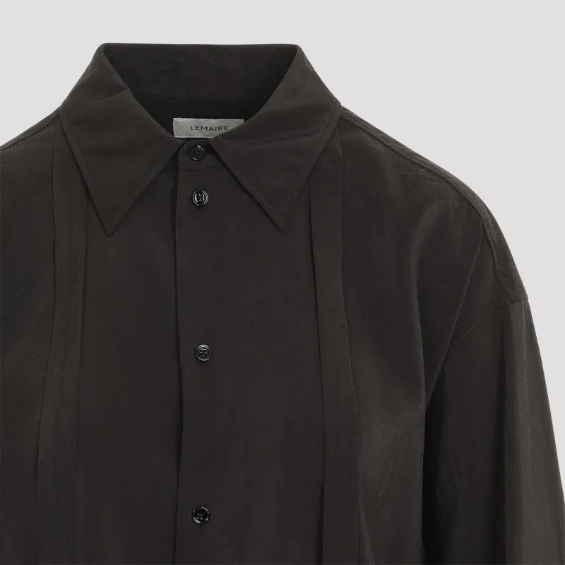 Lemaire Tie Detailed Long Shirt-2
