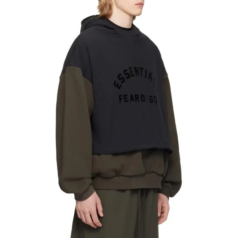 Fear Of God Essentials Nylon Fleece Hooded Sweater-4
