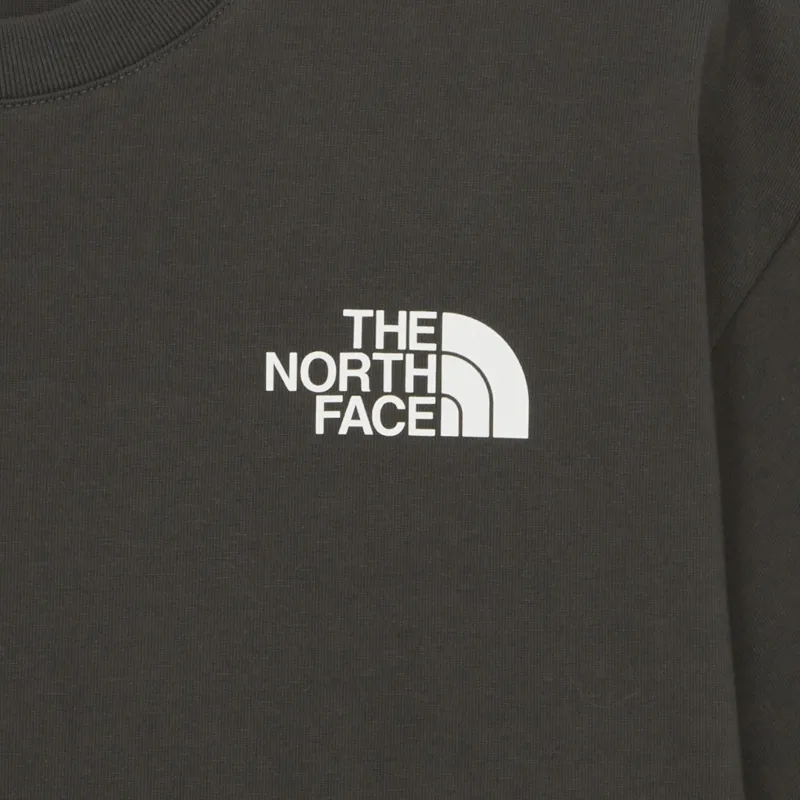 THE NORTH FACE T Shirt Unisex Charcoal Gray-2