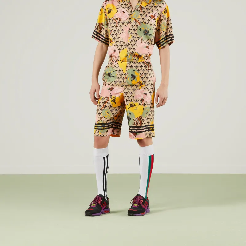 GUCCI x Adidas SS23 Casual Shorts Men's Yellow-3
