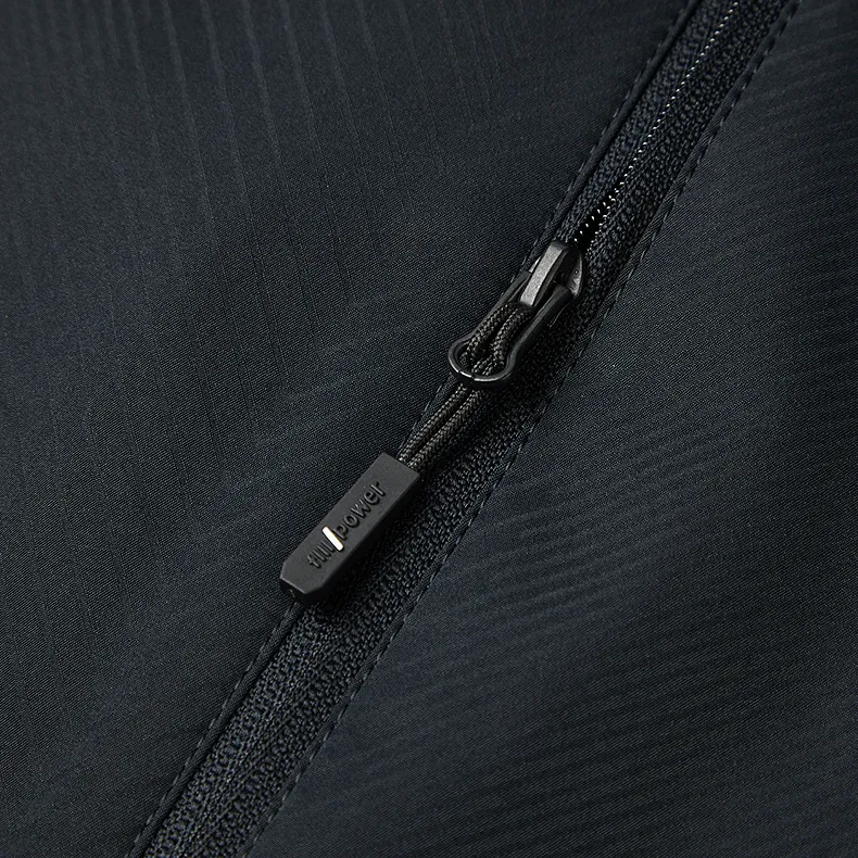 HLA Jackets Men Navy Blue Pattern 81-3