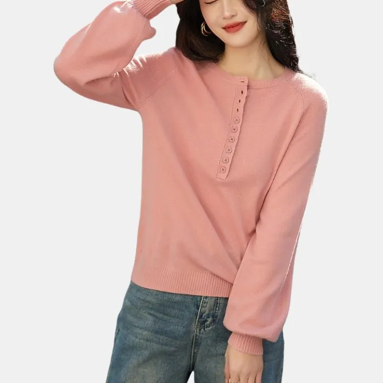 【dme】 Sweater Women's Rouge Red-2