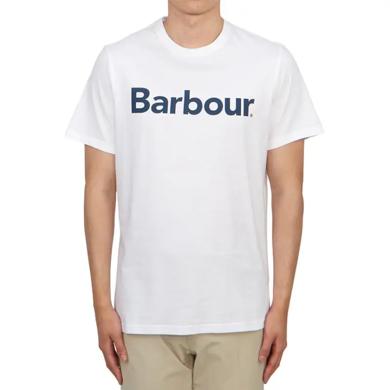 BARBOUR SS22 T Shirt Men's White-3