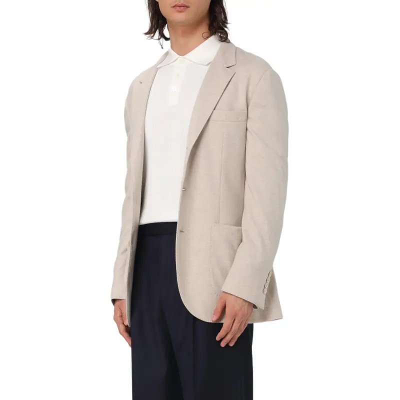 Brunello Cucinelli Single Breasted Jersey Blazer-5