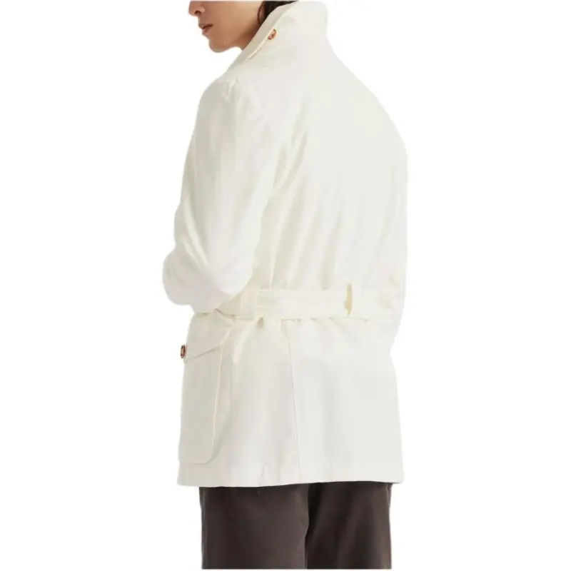 Brunello Cucinelli Water Resistant Gabardine Belted Parka-4