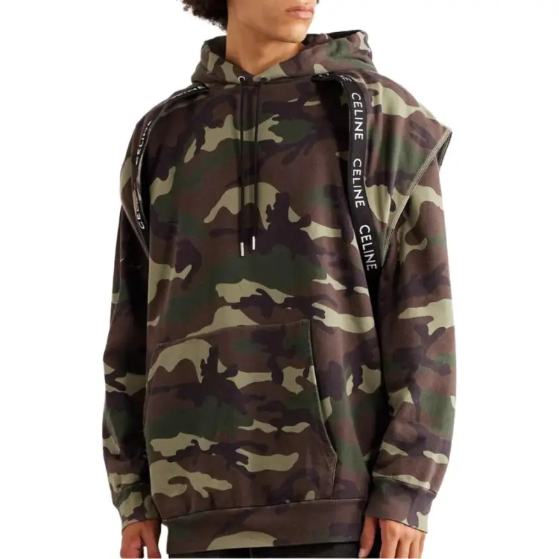 CELINE SS23 Sweatshirt Men's Army Green-3