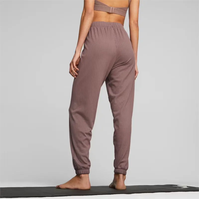 PUMA X NOAH SS23 Co-branded Series Knitted Sweatpants Women's Pink-3