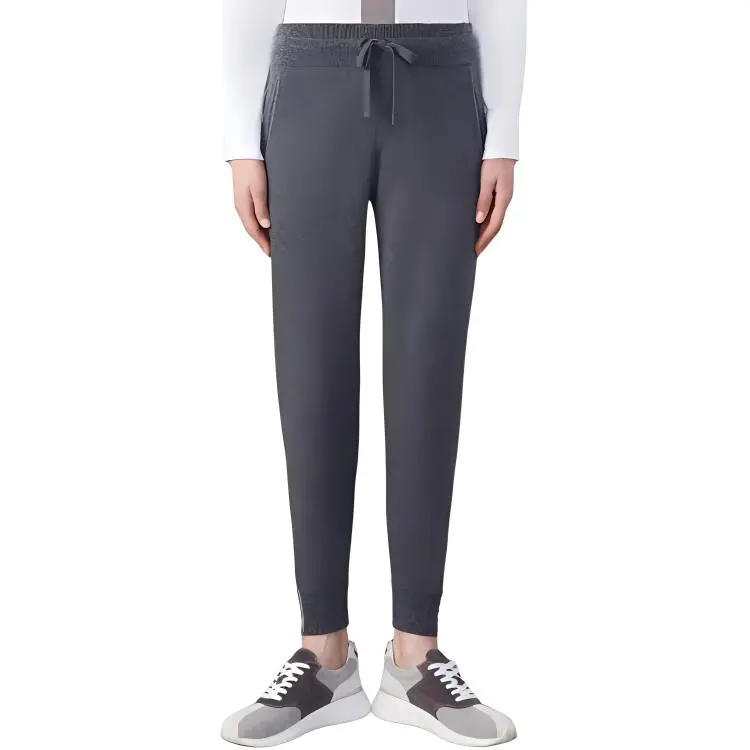 THOM BROWNE Drawstring Tapered Trousers-3