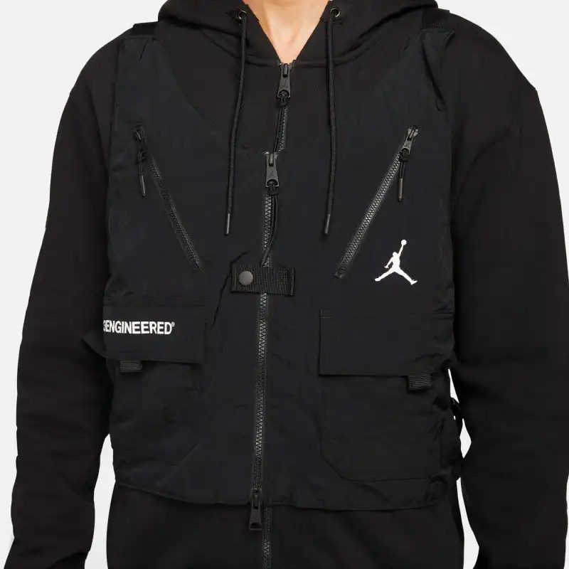 Jordan BRAN Jackets Men Black-5