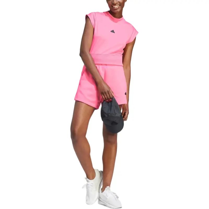 Adidas Z.N.E. Collection Crop Tops Women's Pink-1