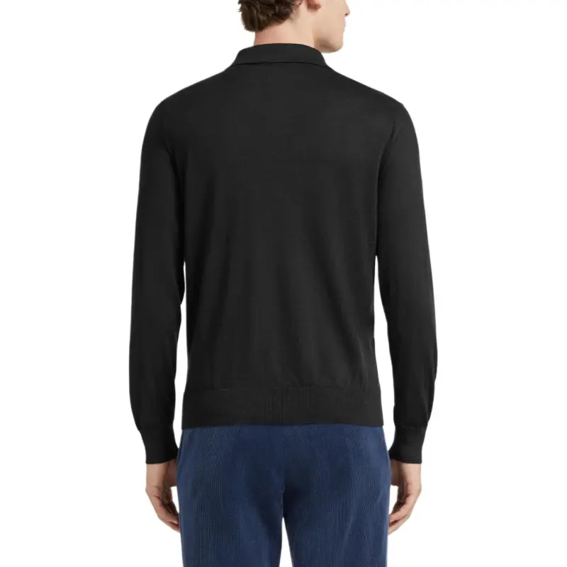 Ermenegildo Zegna Cashseta Short Sleeved Polo Shirt-2