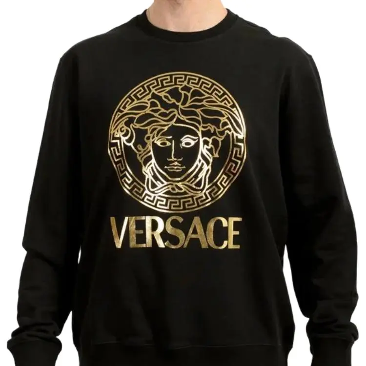 VERSACE SS24 Sweatshirt Men's Black-2