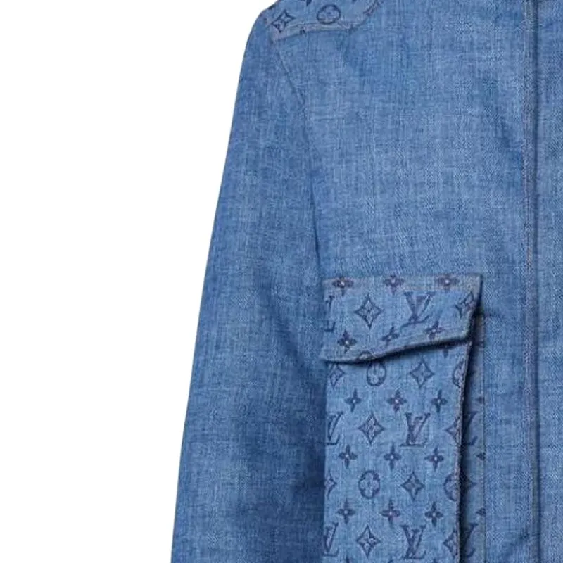 LOUIS VUITTON Jackets & Coats Men's Blue-5