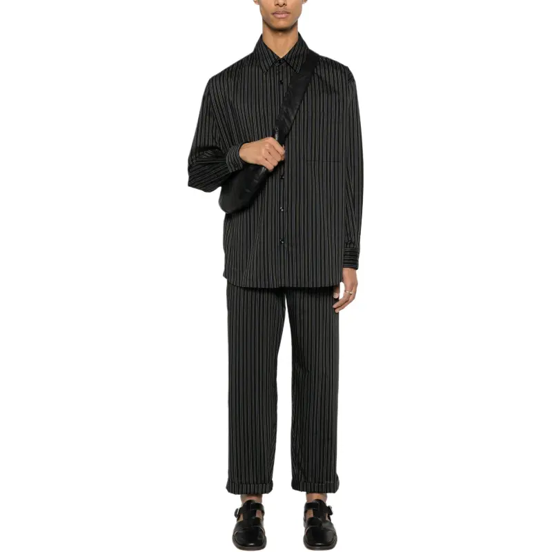 Lemaire Vertical Striped Trousers-2