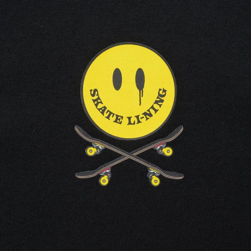 LiNing Short Sleeved T Shirts Unisex Black-3