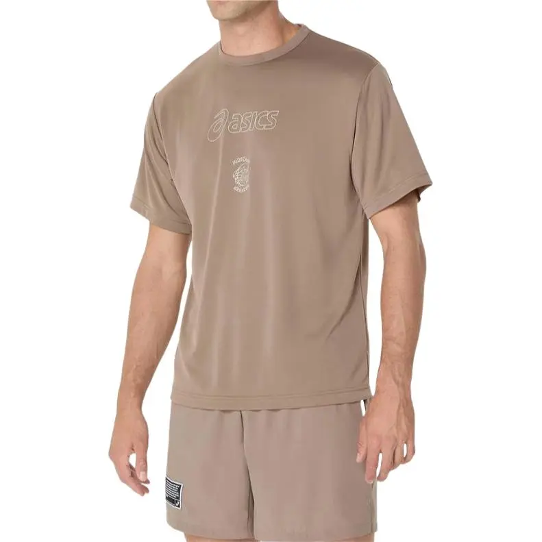 Asics T Shirts Unisex Gray-2