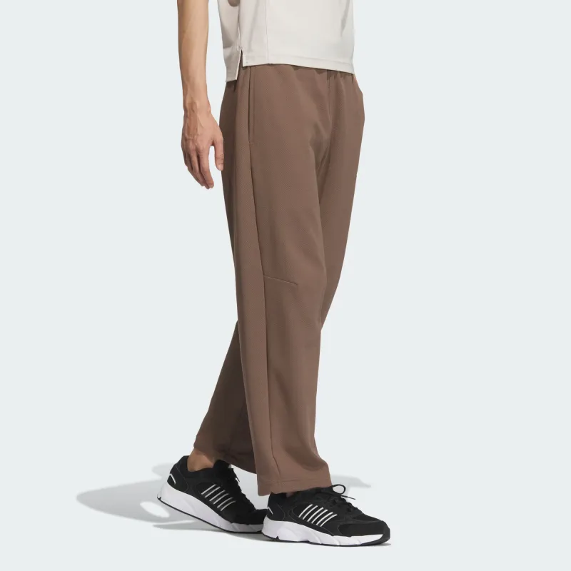 Adidas Knitted Sports Pants Men Brown-3