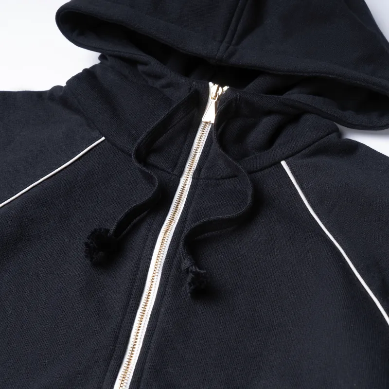 GUCCI Web stripe Cotton Hoodie-7