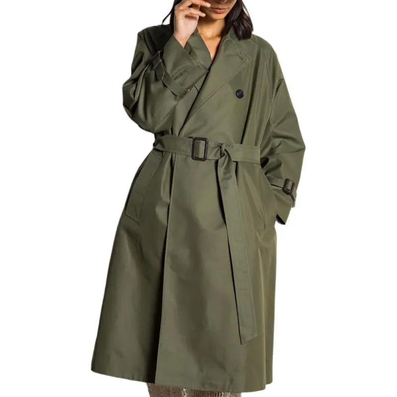 WEEKEND MaxMara Canasta Double Breasted Reversible Trench Coat-4