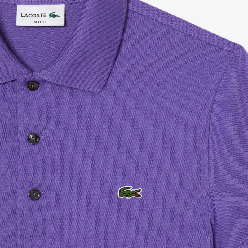 LACOSTE Polo Shirt Men's Purple-1