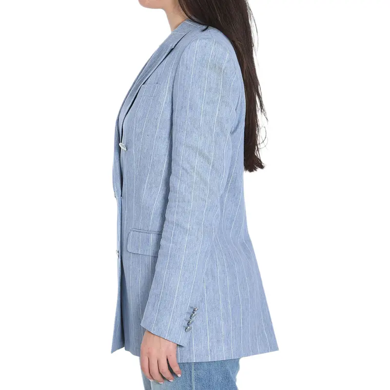 Tagliatore Double breasted Pinstriped Blazer-3
