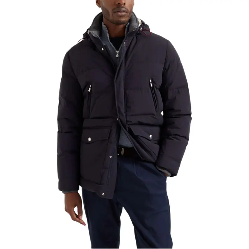 Brunello Cucinelli Hooded Down Jacket-2