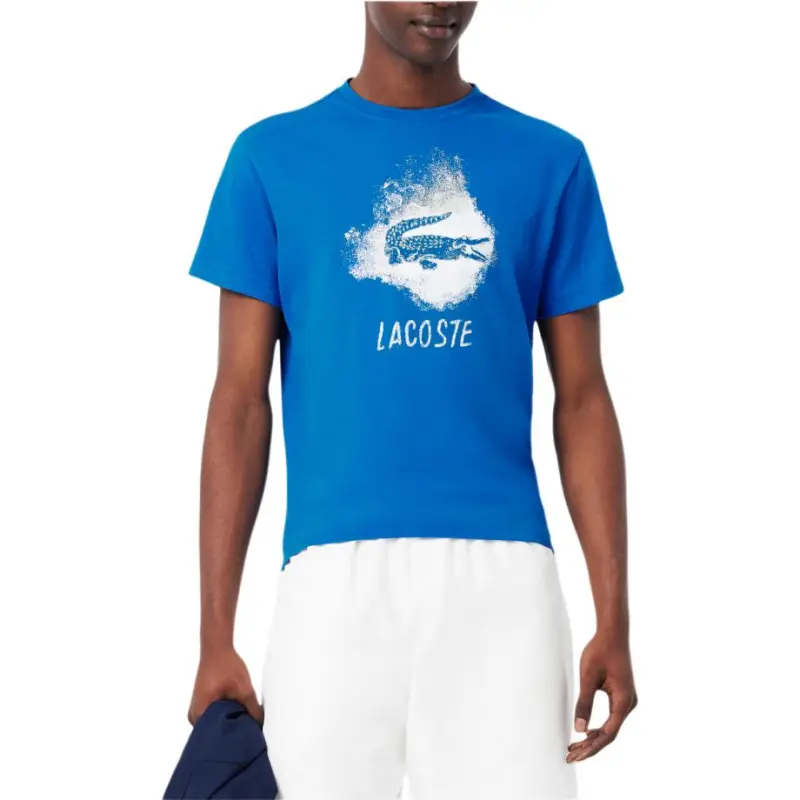 LACOSTE T Shirt Men's Denim Blue-2