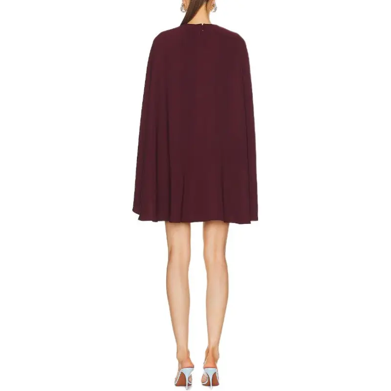 Valentino Long Sleeved Dresses Women's Red-1