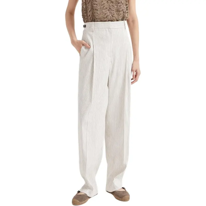Brunello Cucinelli Pinstriped Trosuers-2