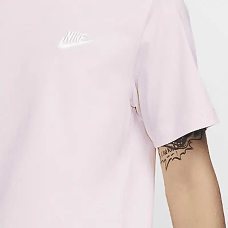 Nike Sportswear Club T Shirt Men's Foam Pink-4