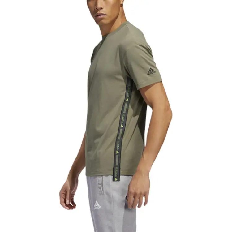 Adidas T Shirt Men's Army Green-4