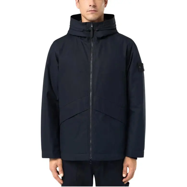 STONE ISLAND Zipped Hooded Jacket-3