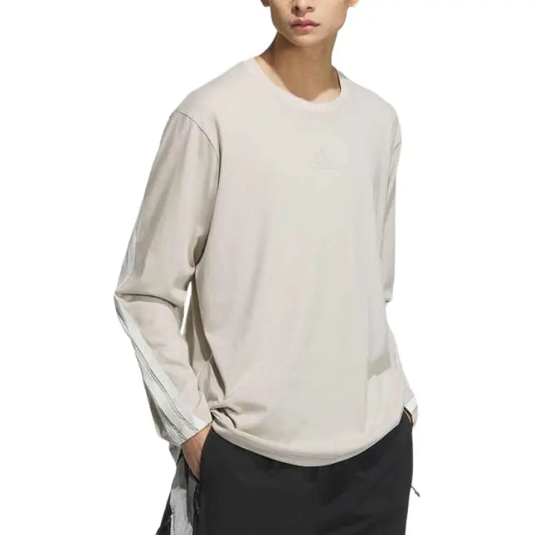 Adidas SS25 T Shirt Men's Light Khaki-3