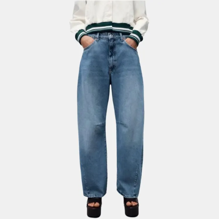 ZARA Trf Jeans Women's Blue/Gray-2