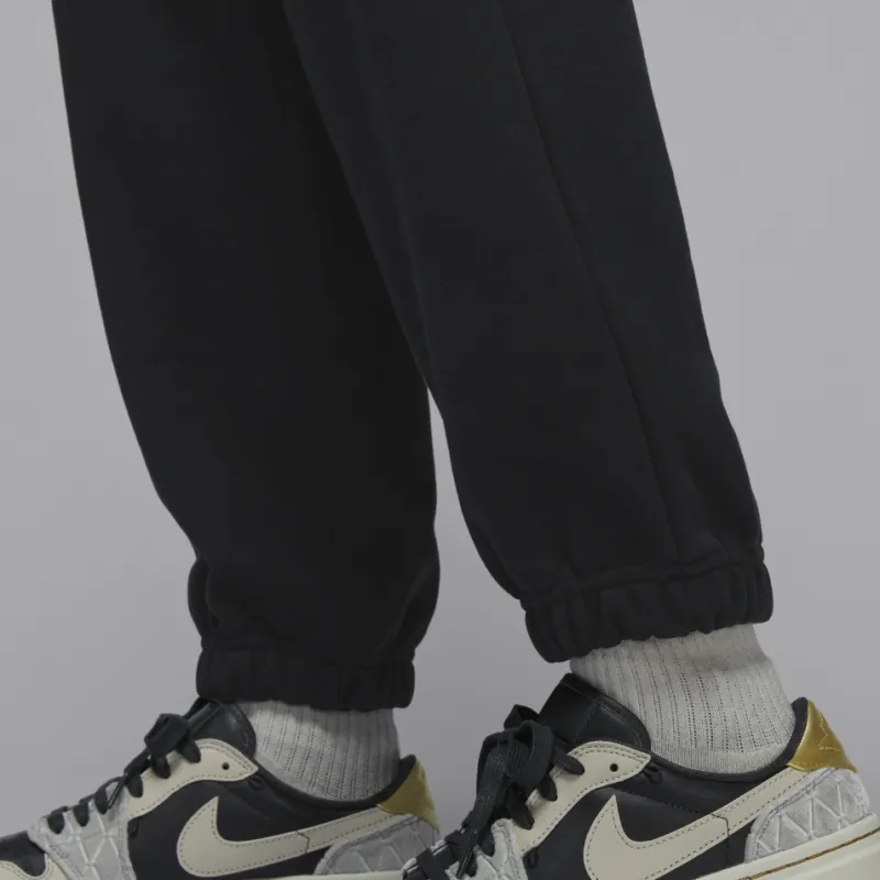 Jordan Flight Fleece FW24 Knitted Sports Pants Women's Black-4