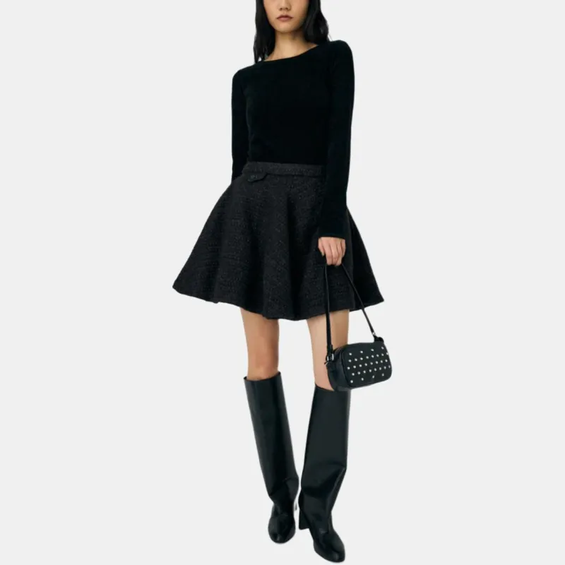 MOUSSY Casual Short Skirts Women's Dark Brown-4