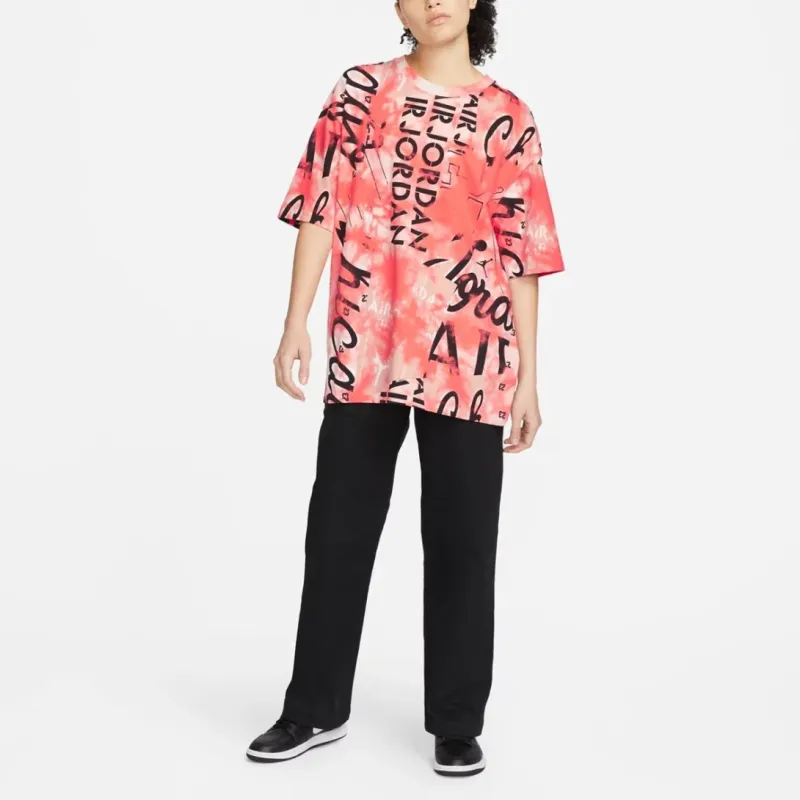 Jordan Apparel T Shirts Women's Red-2