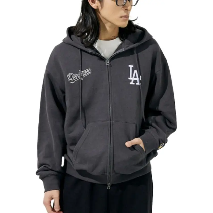 Mlb X FREAK'S STORE Sweatshirts Unisex Charcoal Gray-1