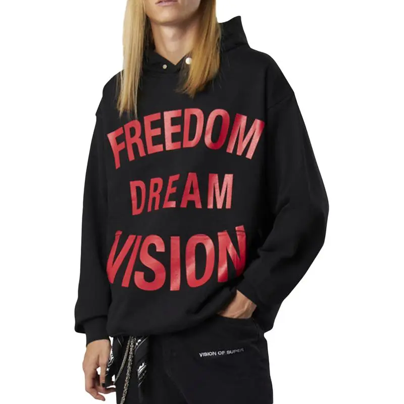 Vision Of Super Freedom print Hoodie-1