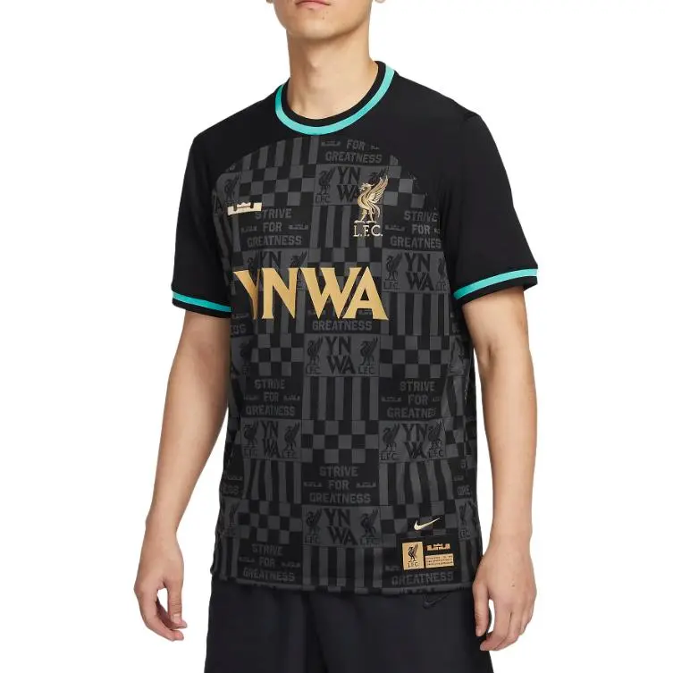 Nike LeBron X Liverpool Fc Stadium Men's Nike Dri-FIT Replica Soccer Jersey-4